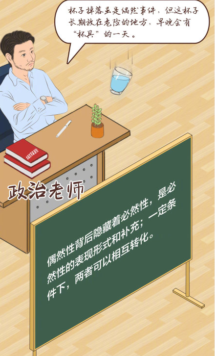 各科老师是怎么解释杯子掉落的 各科老师明言明语