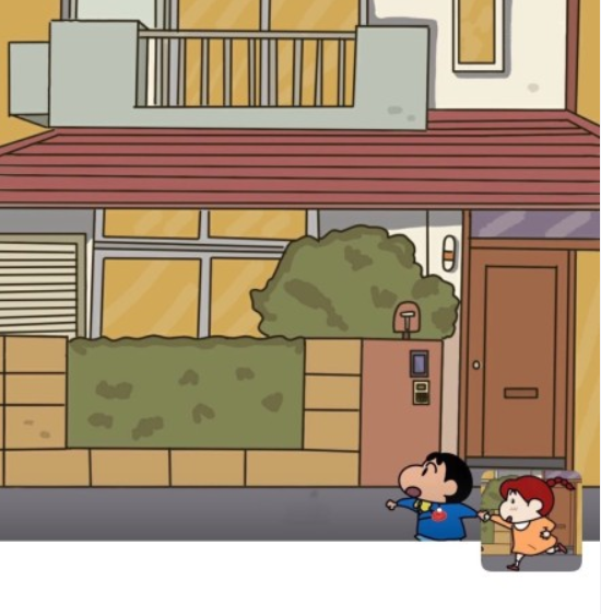 朋友圈蜡笔小新牵手头像背景图片大全 蜡笔小新牵手头像高情无水印背景图片