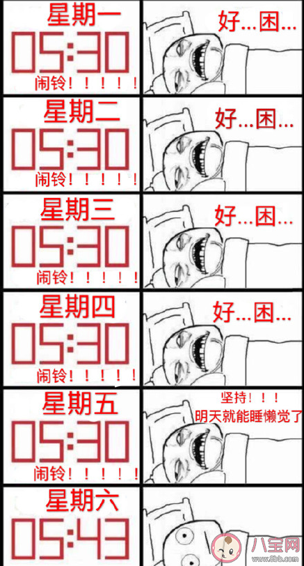 周末早醒定律是什么 为什么周末总是醒的很早