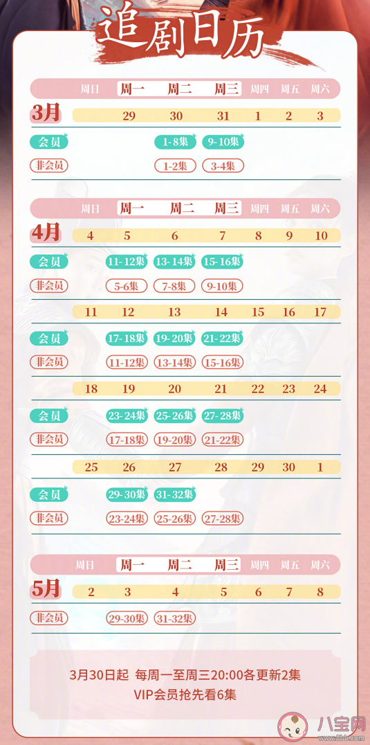 《玉昭令》追剧日历表 《玉昭令》每周什么时候更新