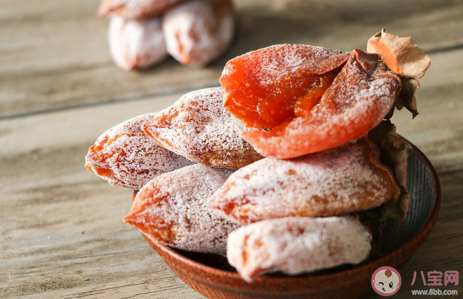 柿饼表面上一层白白的霜是什么 柿饼上的白霜越多越好吗