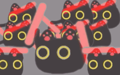 五只小猫摇头表情包动图 无价之姐主题曲摇头表情包