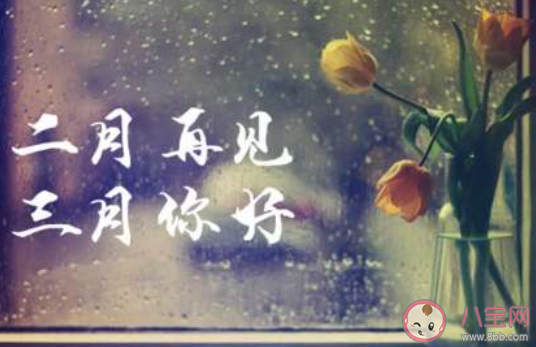 对2月说再见对3月说你好的心情说说  迎接3月告别2月的心情句子