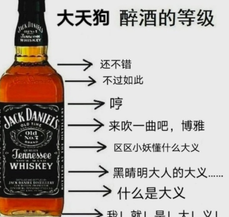 醉酒的等级什么意思什么梗 醉酒等级系列图