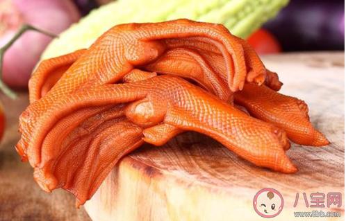 鸭掌是酸性还是碱性食物 吃鸭掌是发物吗