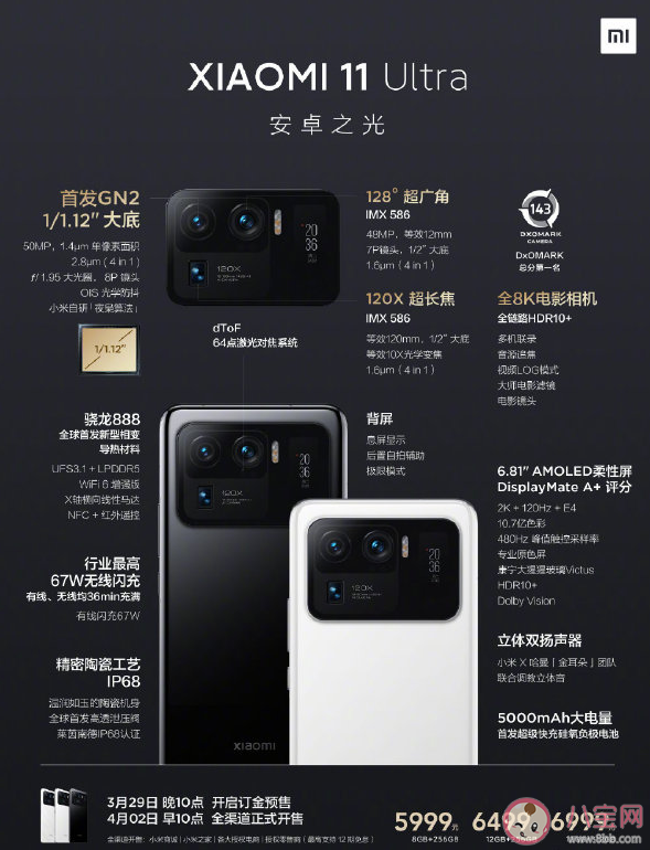 小米11Pro与小米11Ultra选哪个好 小米11 Pro和小米11Ultra详细参数对比 小米11Pro与小米11Ultra选哪个好 小米11 Pro和小米11Ultra详细参数对比