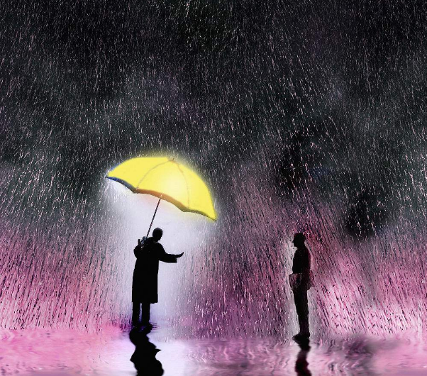 下大雨全身淋湿的说说 狂风暴雨被淋湿一身的句子