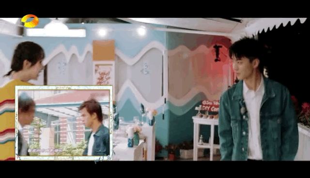 中餐厅杨紫和王俊凯尬舞动图 王俊凯杨紫模仿紫禁之巅