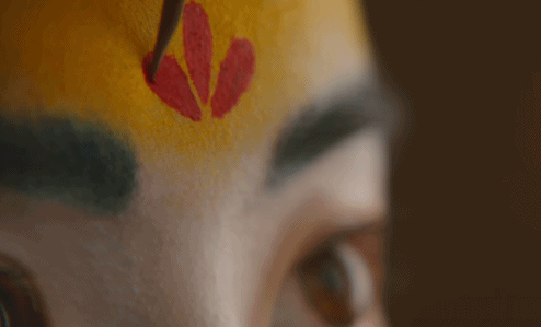 刘亦菲花木兰表情包图片 刘亦菲花木兰妆容图