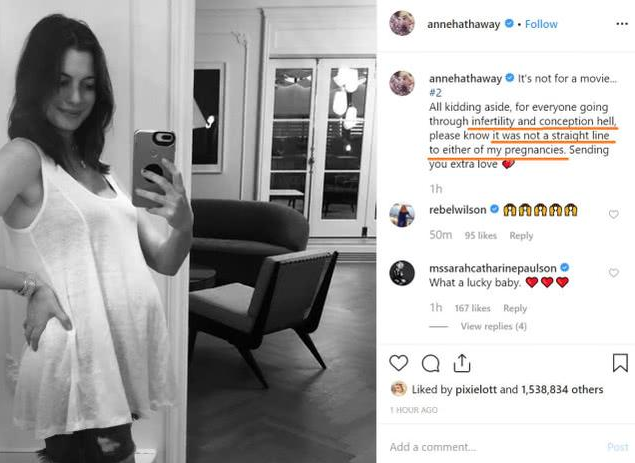 安妮海瑟薇二胎是男孩是女孩 安妮海瑟薇晒孕肚照