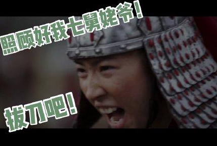 刘亦菲花木兰表情包图片 刘亦菲花木兰妆容图