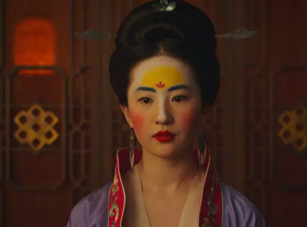 刘亦菲花木兰表情包图片 刘亦菲花木兰妆容图