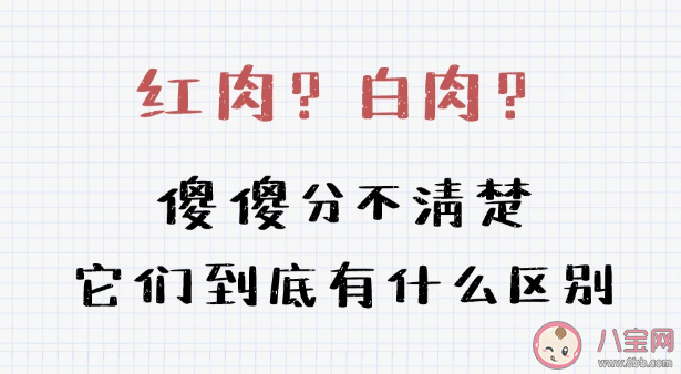 红肉和白肉营养有什么区别 红肉白肉怎么吃更健康