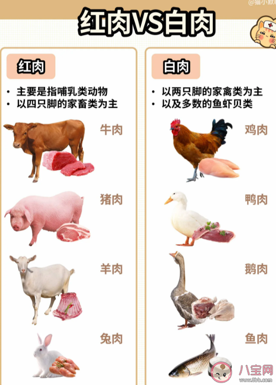 红肉和白肉营养有什么区别 红肉白肉怎么吃更健康