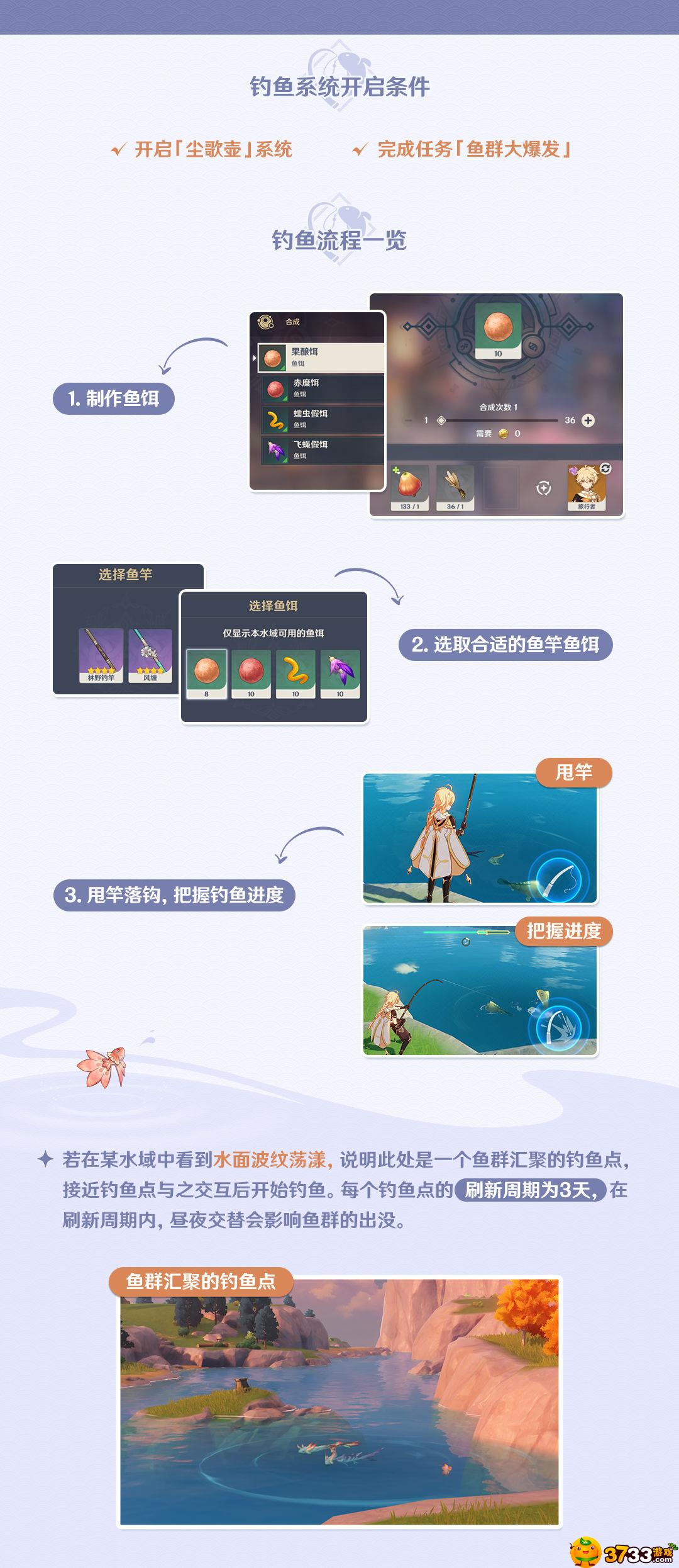 原神钓鱼系统怎么玩