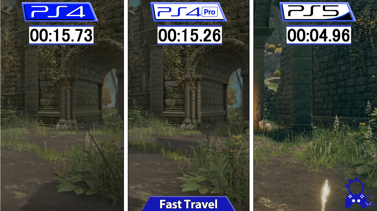 《艾尔登法环》PS主机表现对比 PS5加载速度快3倍