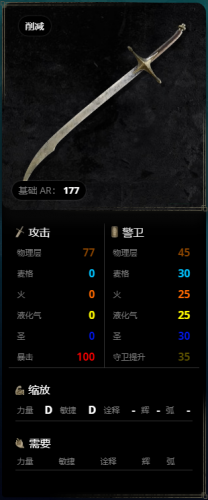艾尔登法环中有哪些武器?全武器属性一览