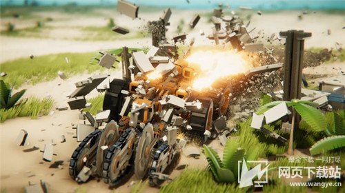 载具组装沙盒游戏《毁灭工具》今日在steam平台发售 支持中文