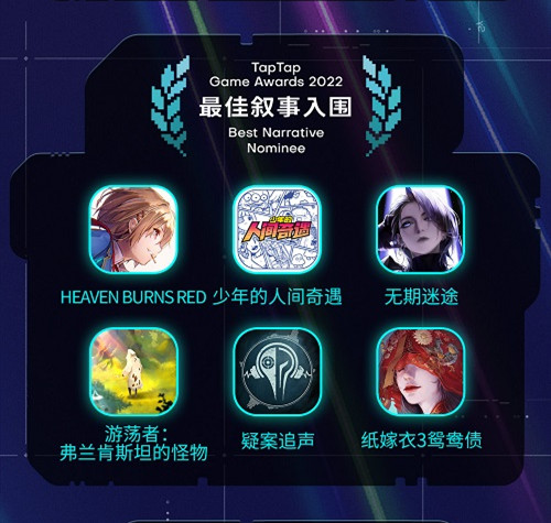 2022 TapTap 年度游戏大赏票选开启，诚邀前往阿瑞纳参加玩家盛会