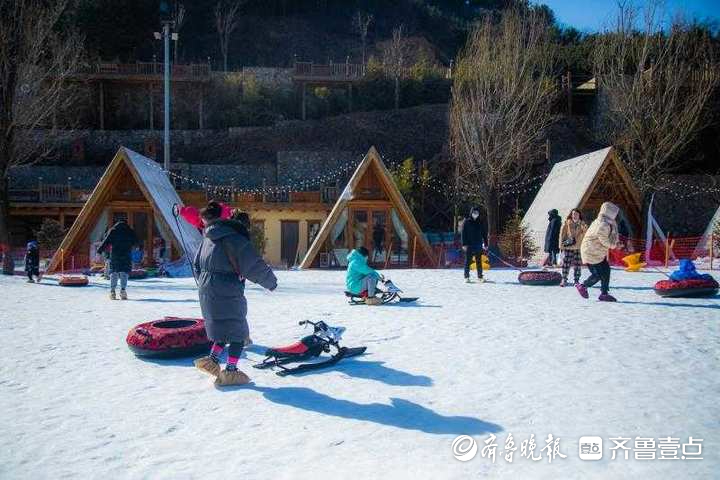 春节假期,济南南山冰雪游受宠
