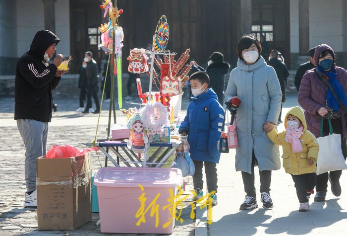 免门票景区游客如织，来古村落体验传统“年味”