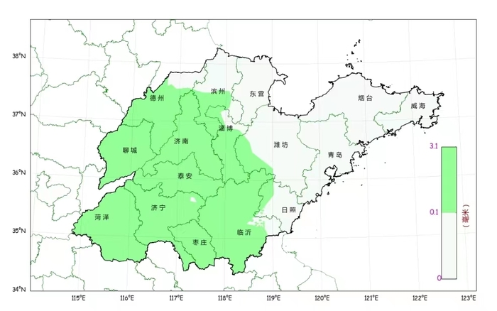 山东76地出现降雪，菏泽平均降水量居各市之首