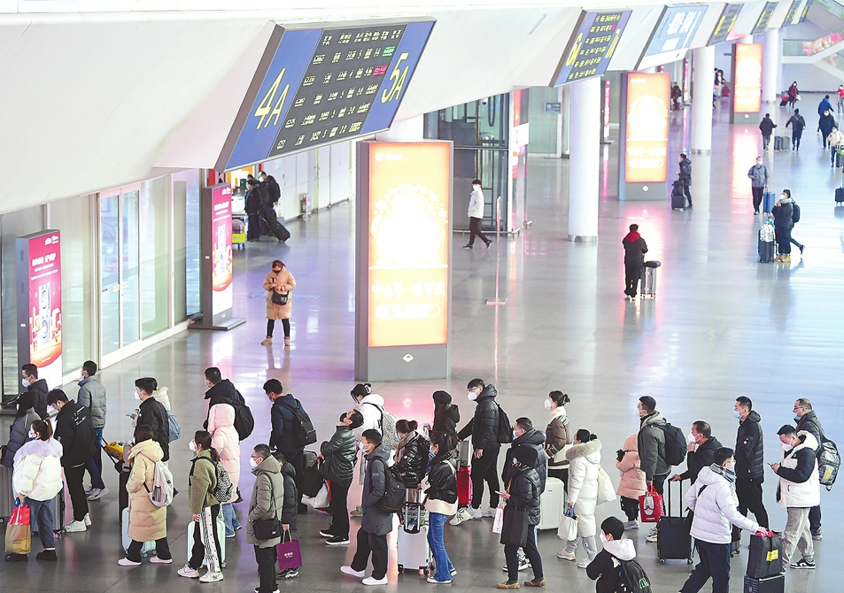 济南市迎来铁路客流高峰