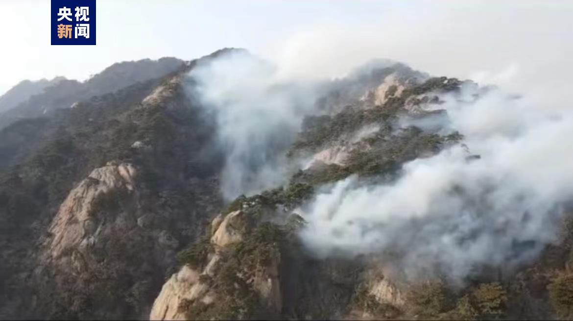 辽宁一风景区发生山火 目前火势可控