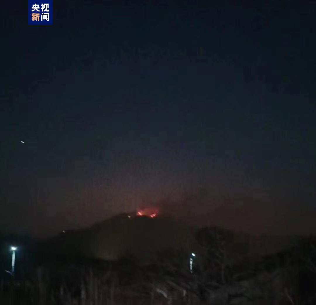 辽宁一风景区发生山火 目前火势可控