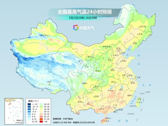 今年来南方最大范围高温闷热天气来袭