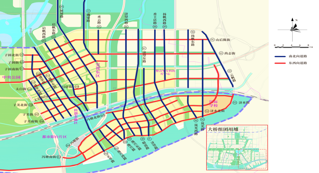 黄河大道、风铃路、兰溪大街…济南起步区道路命名“组团”征求意见