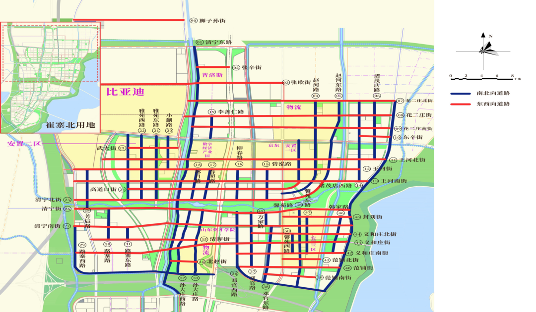 黄河大道、风铃路、兰溪大街…济南起步区道路命名“组团”征求意见