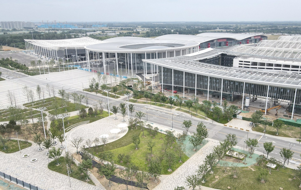 济南黄河国际会展中心 首展所需展馆收尾