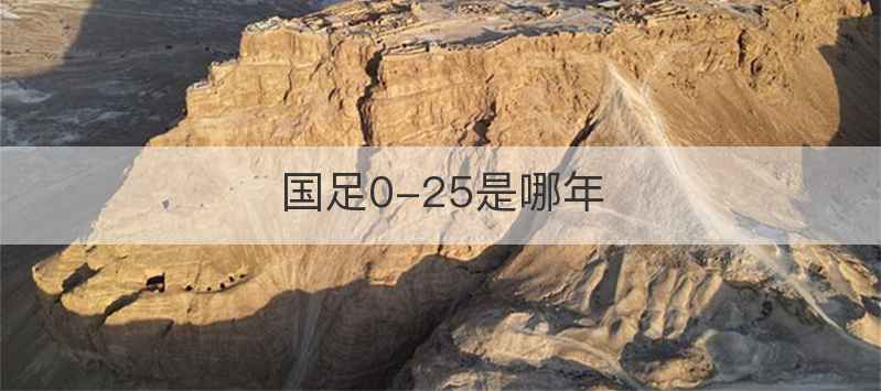 国足0-25是哪年