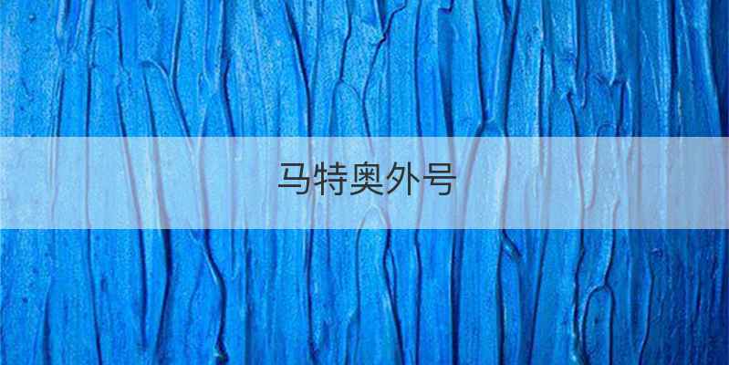马特奥外号