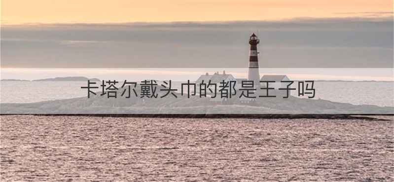 卡塔尔戴头巾的都是王子吗