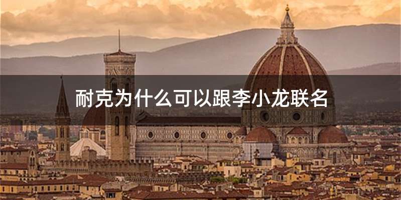耐克为什么可以跟李小龙联名