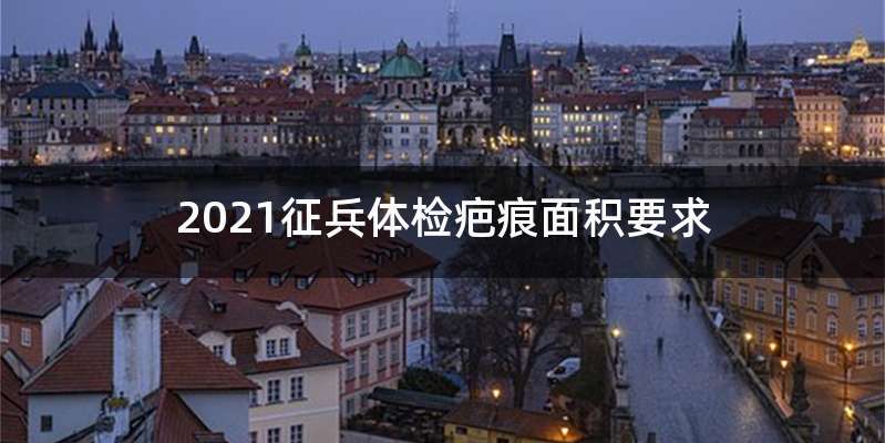 2021征兵体检疤痕面积要求