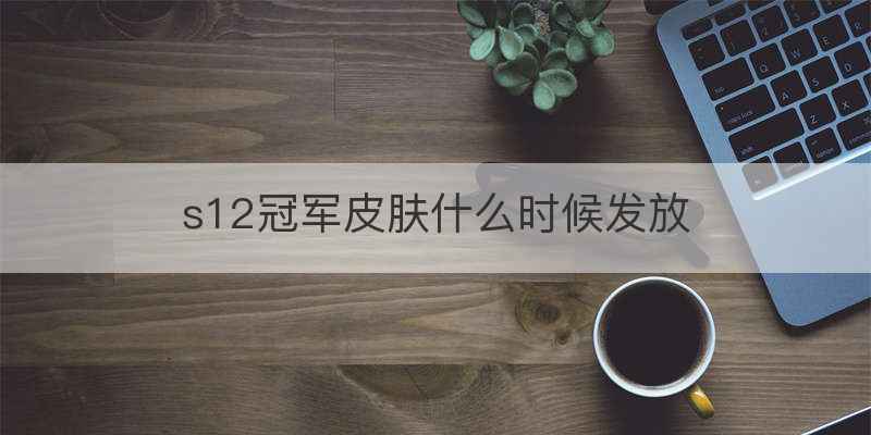 s12冠军皮肤什么时候发放