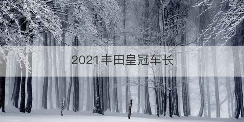 2021丰田皇冠车长