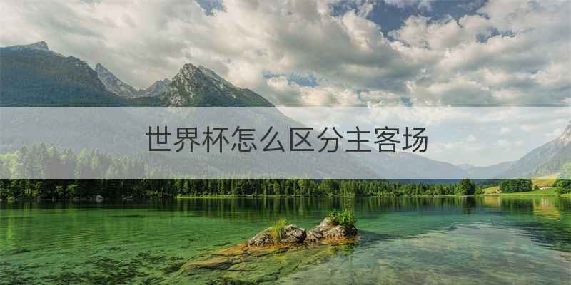 世界杯怎么区分主客场