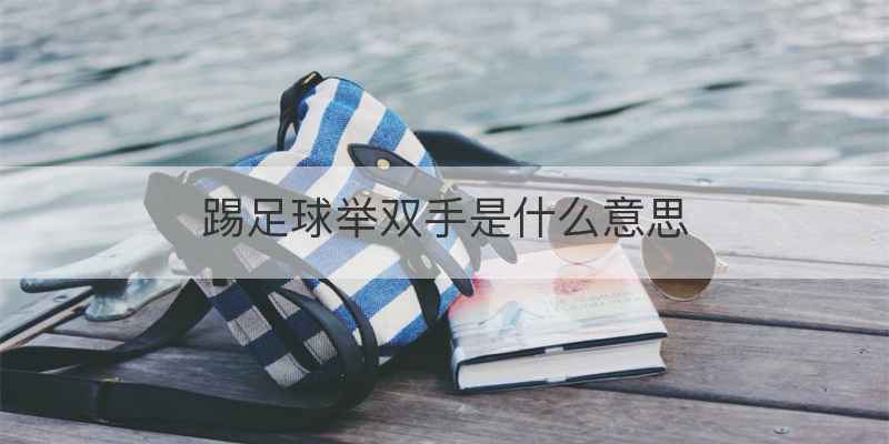 踢足球举双手是什么意思