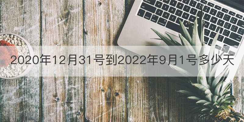 2020年12月31号到2022年9月1号多少天