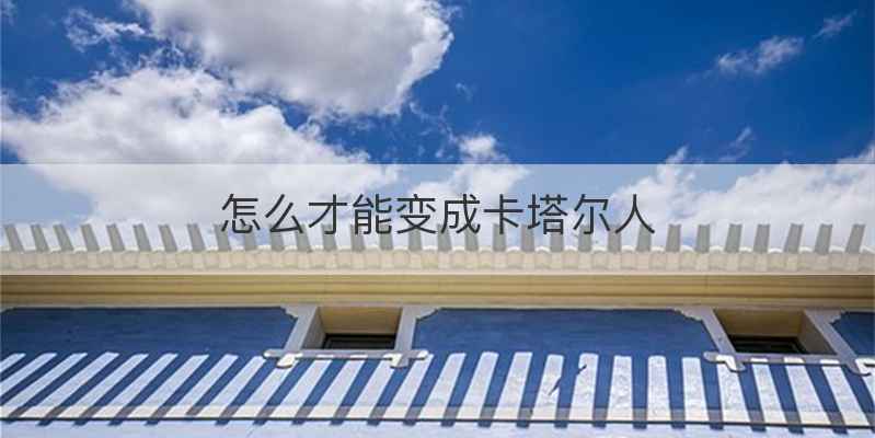 怎么才能变成卡塔尔人