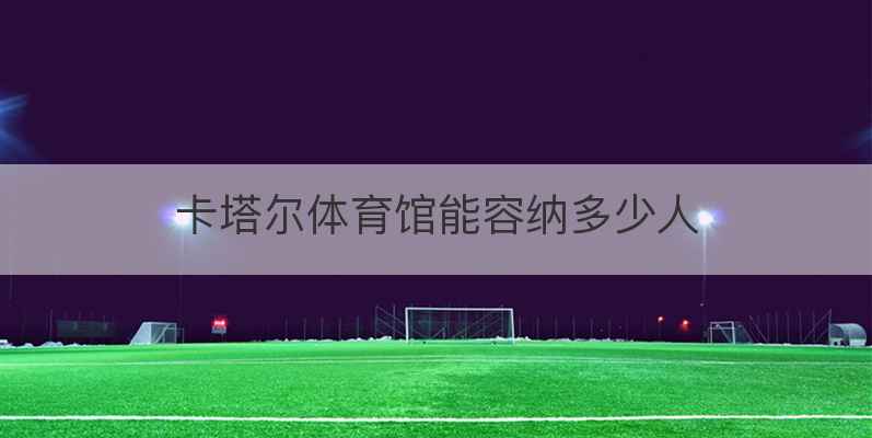 卡塔尔体育馆能容纳多少人