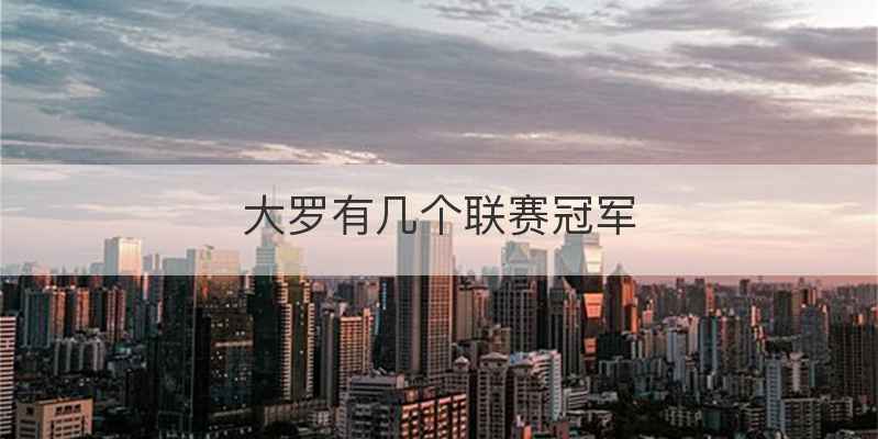 大罗有几个联赛冠军