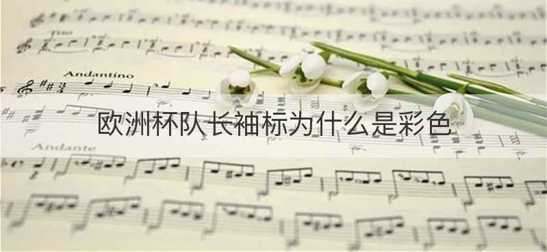 欧洲杯队长袖标为什么是彩色