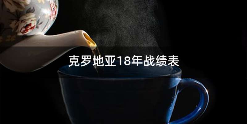克罗地亚18年战绩表