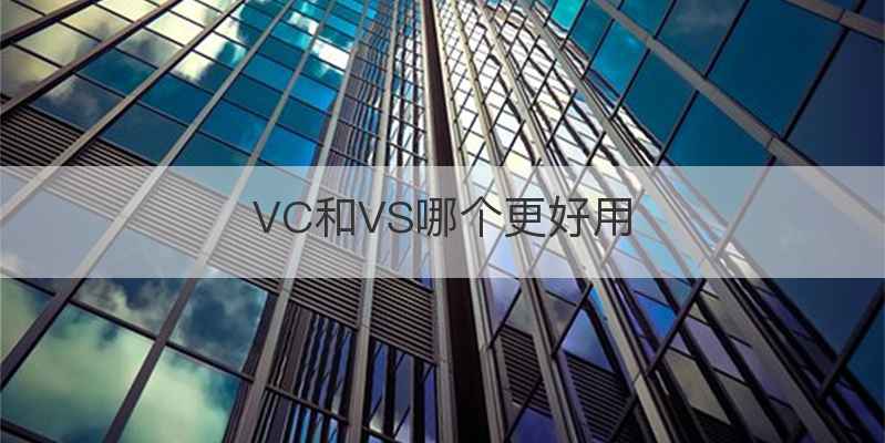 VC和VS哪个更好用