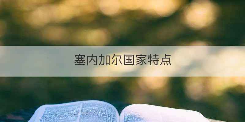 塞内加尔国家特点